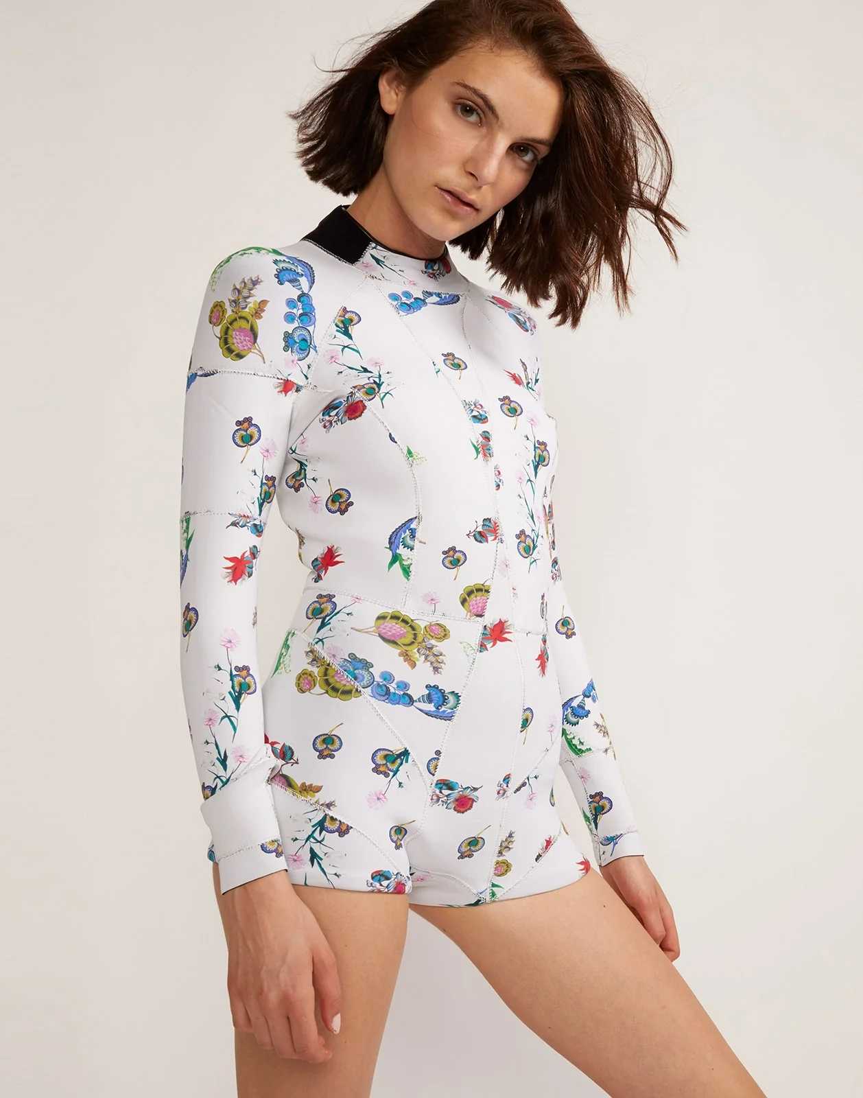 CYNTHIA ROWLEY Garden Floral High Tide Wetsuit