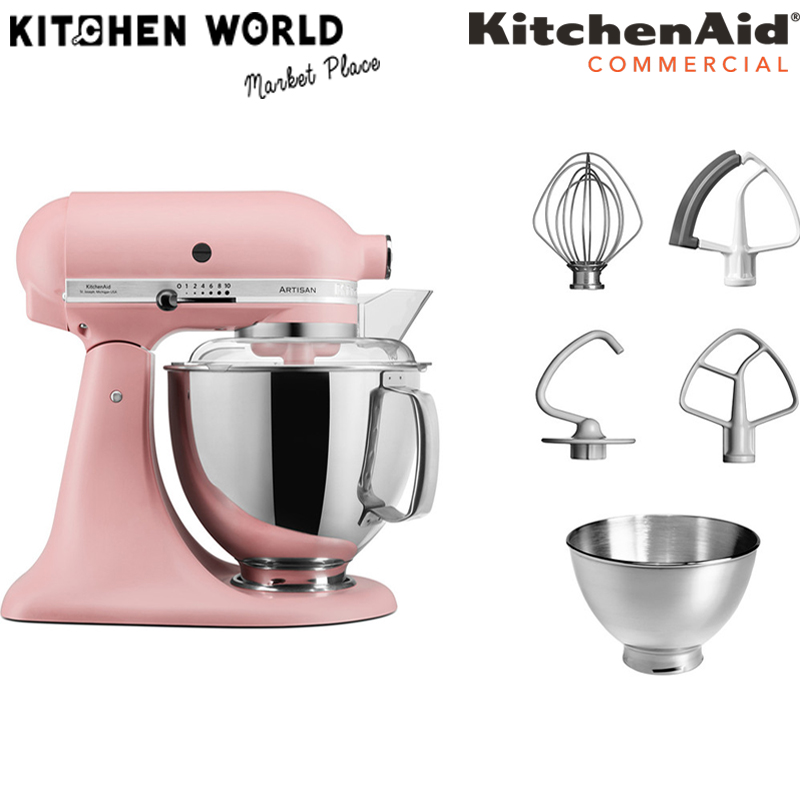 KitchenAid 5KSM175PSEDR Artisan Mixer 4.8 Lt. Dried Rose