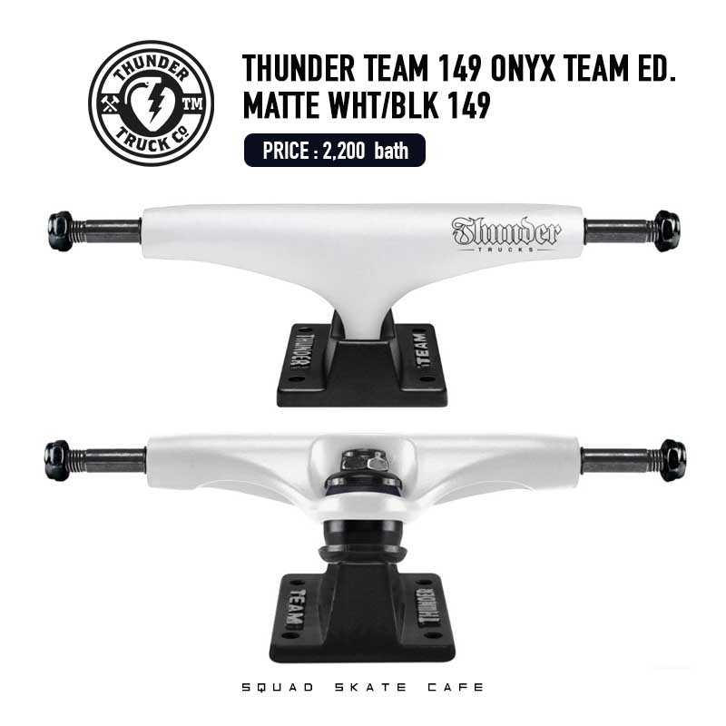 THUNDER TEAM 149 ONYX TEAM ED. MATTE WHITE/BLK