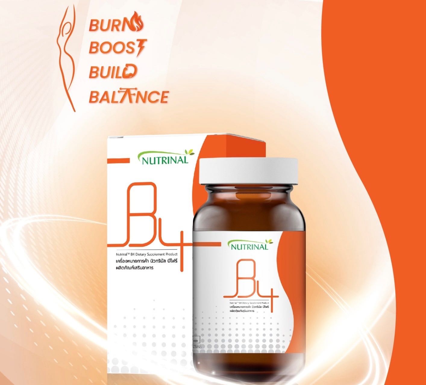 Nutrinal B4 เผาผลาญเพื่อ Body ที่ Healthy