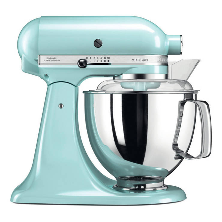 KitchenAid 5KSM175PSEIC Artisan Mixer 4.8 Lt. Ice Blue