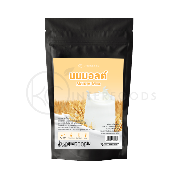 ผงนมมอลต์พร้อมชง 500 กรัม (Instant Barley Malted Milk Powder)