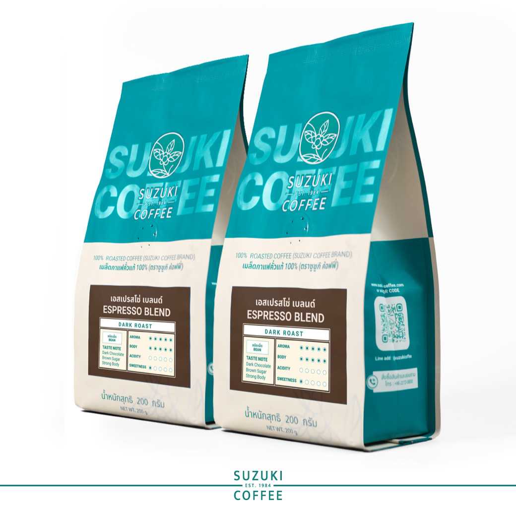 [แพ็คคู่] Espresso Blend คั่วเข้มมาก