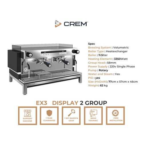 Crem EX3 Display Leva 2Gr