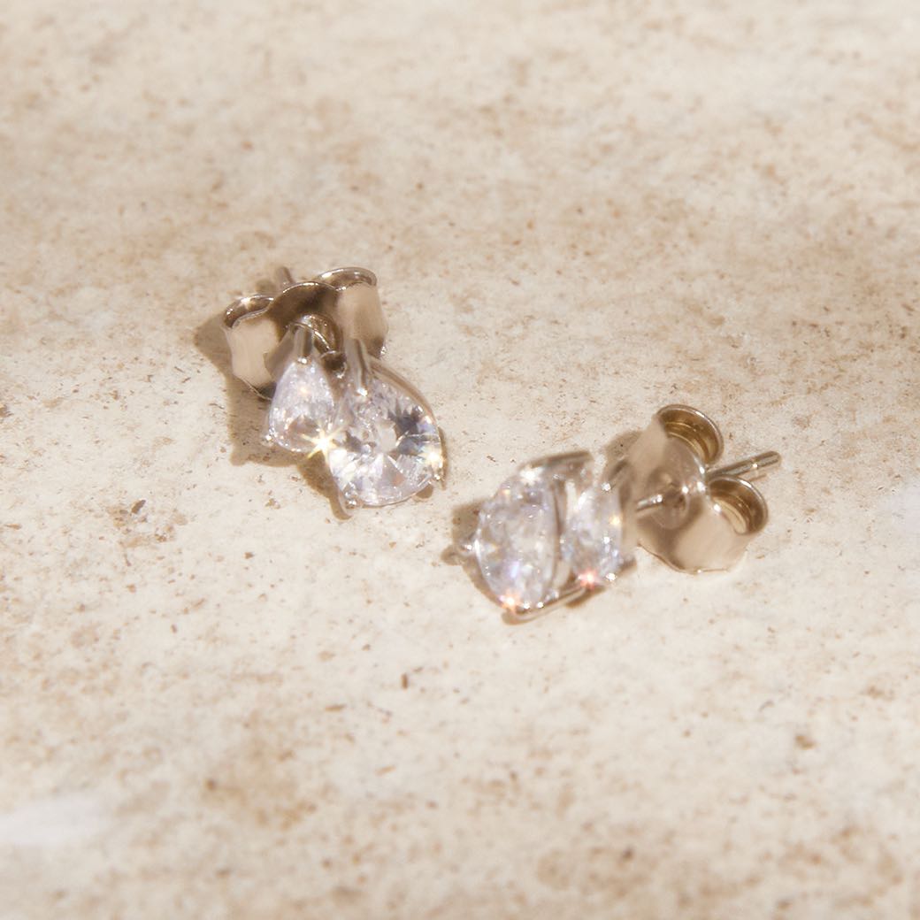 Double Pear Earring
