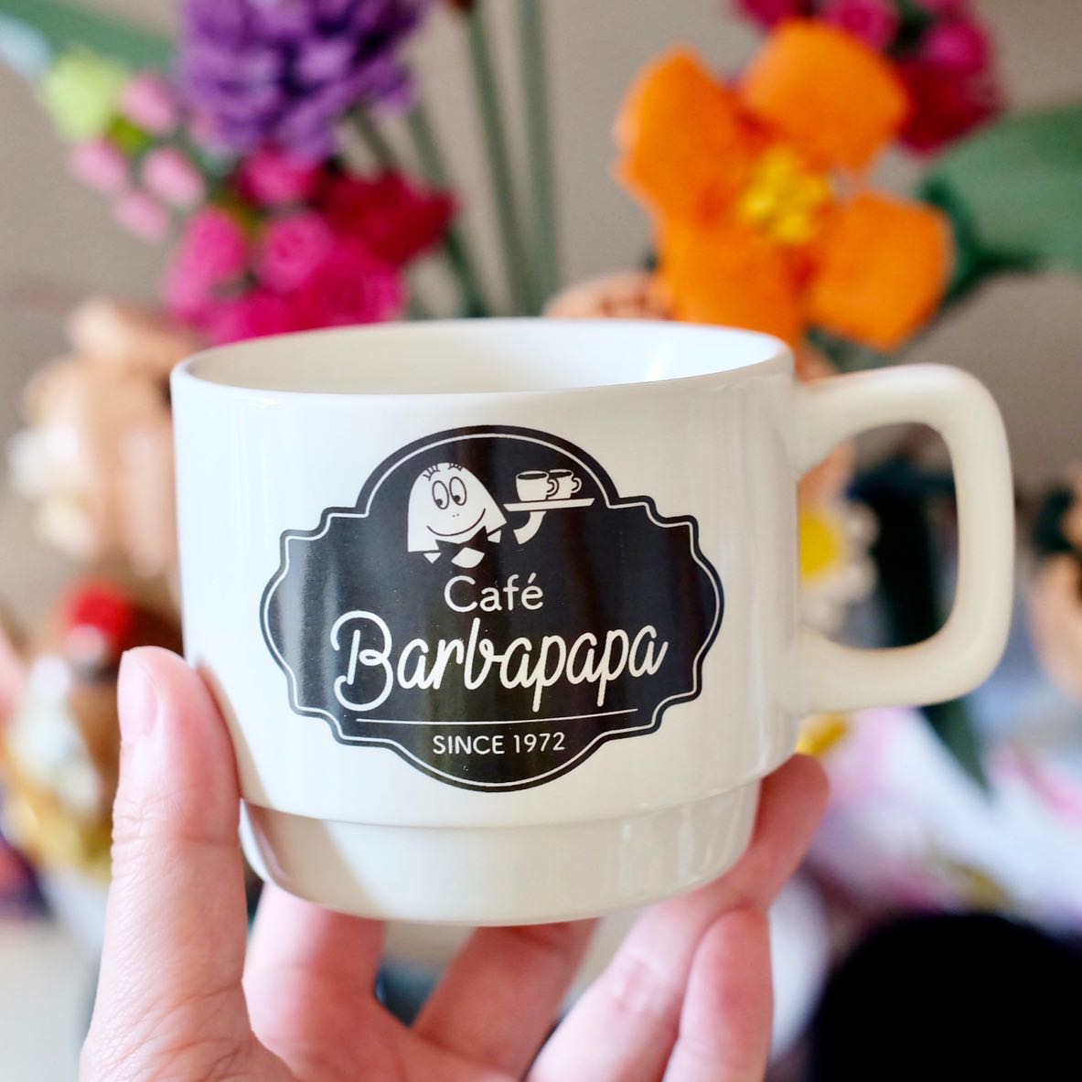 ♡barbapapa cafe mug