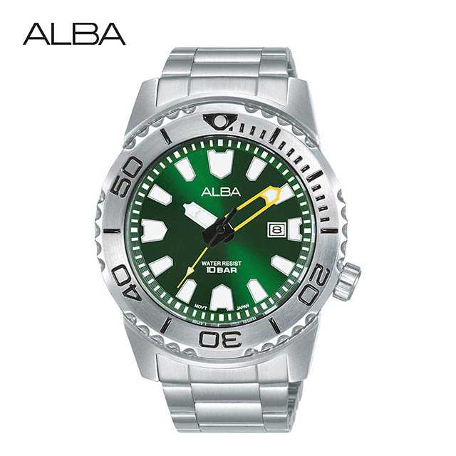 ALBA นาฬิกาข้อมือ Mini Monster Quartz รุ่น AG8M05X ขนาด 43 mm.