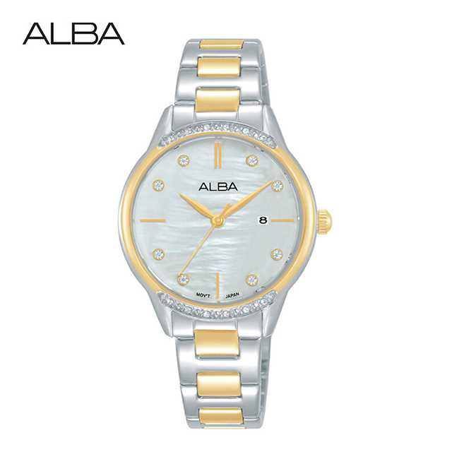 ALBA นาฬิกาข้อมือผู้หญิง Ikebana Quartz รุ่น AH7AQ2X ขนาด 31 mm.