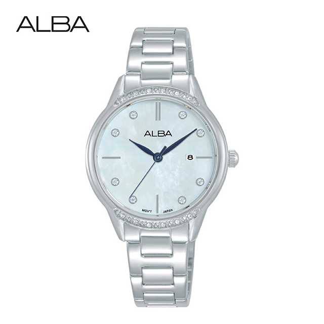 ALBA นาฬิกาข้อมือผู้หญิง Ikebana Quartz รุ่น AH7AQ7X ขนาด 31 mm.