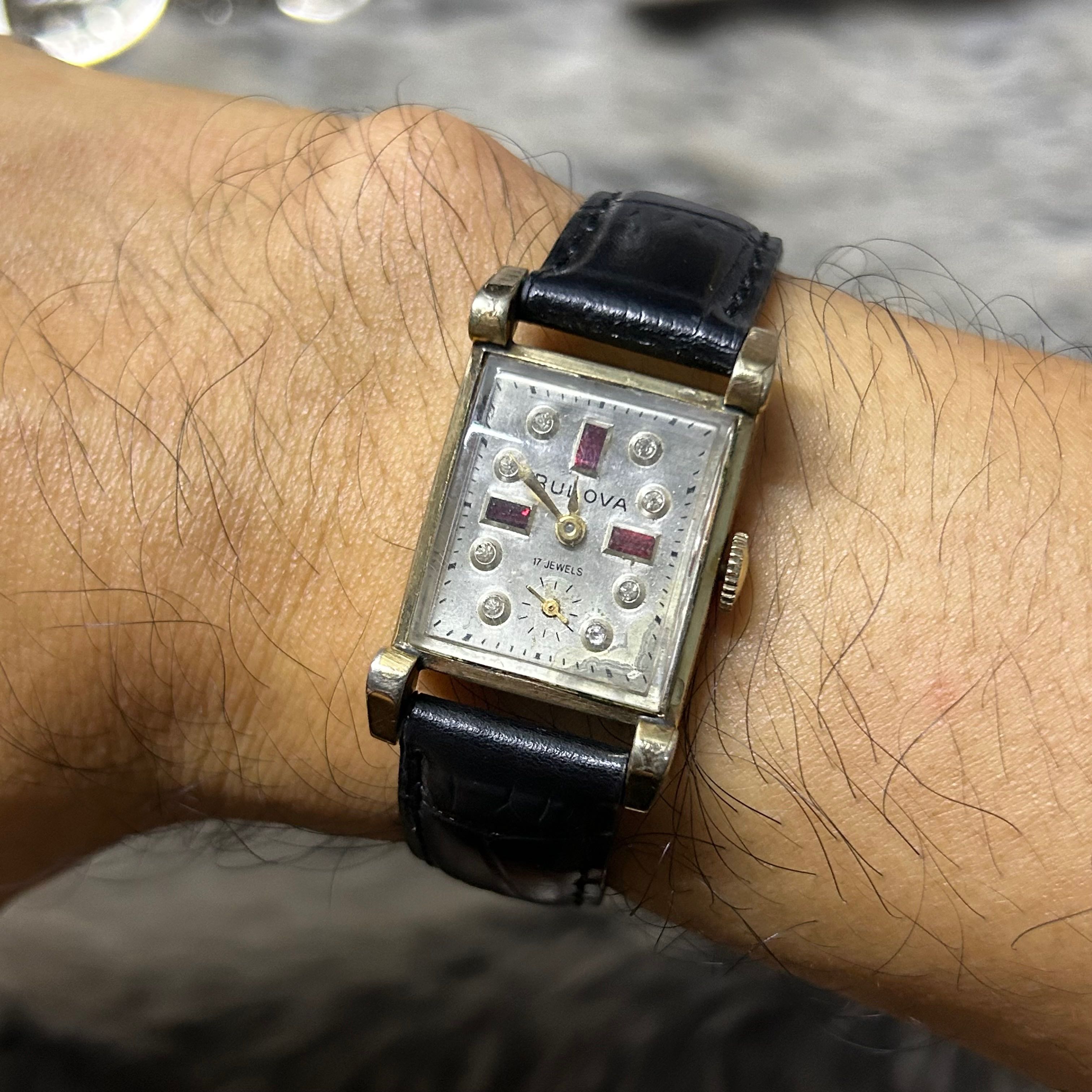 นาฬิกา Bulova วินเทจ ระบบไขลานขนาด24มม. 