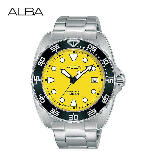 ALBA นาฬิกาข้อมือ Sportive Quartz รุ่น AS9M95X ขนาด 44.7 mm.