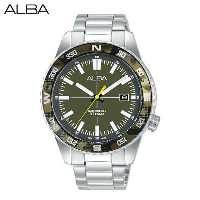 ALBA นาฬิกาข้อมือ Sportive Quartz รุ่น AS9Q17X ขนาด 42.6 mm.