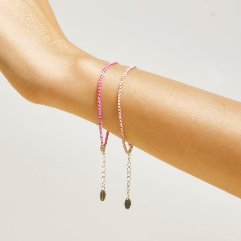 Color Box Chain Bracelet ii (16+3 cm)