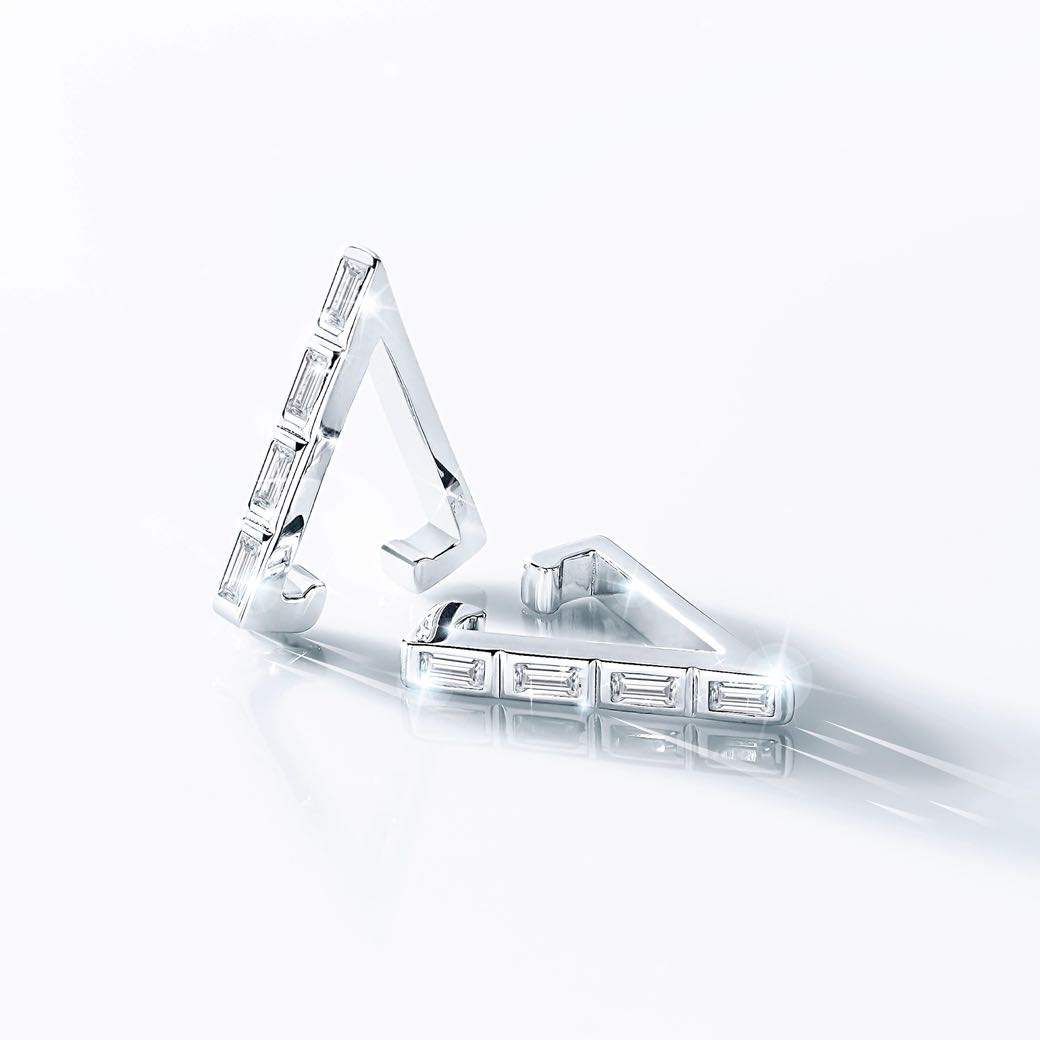Triangle Baguette Cuff