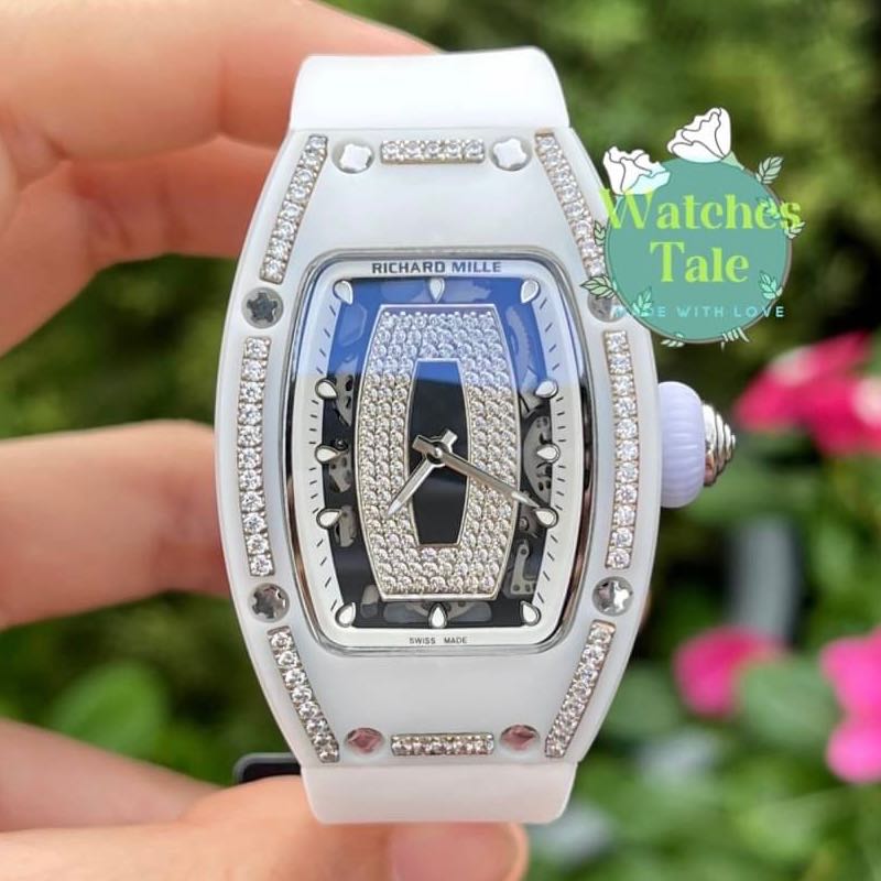 Richard Mille RM07-01  White Ceramic Diamonds Ladies