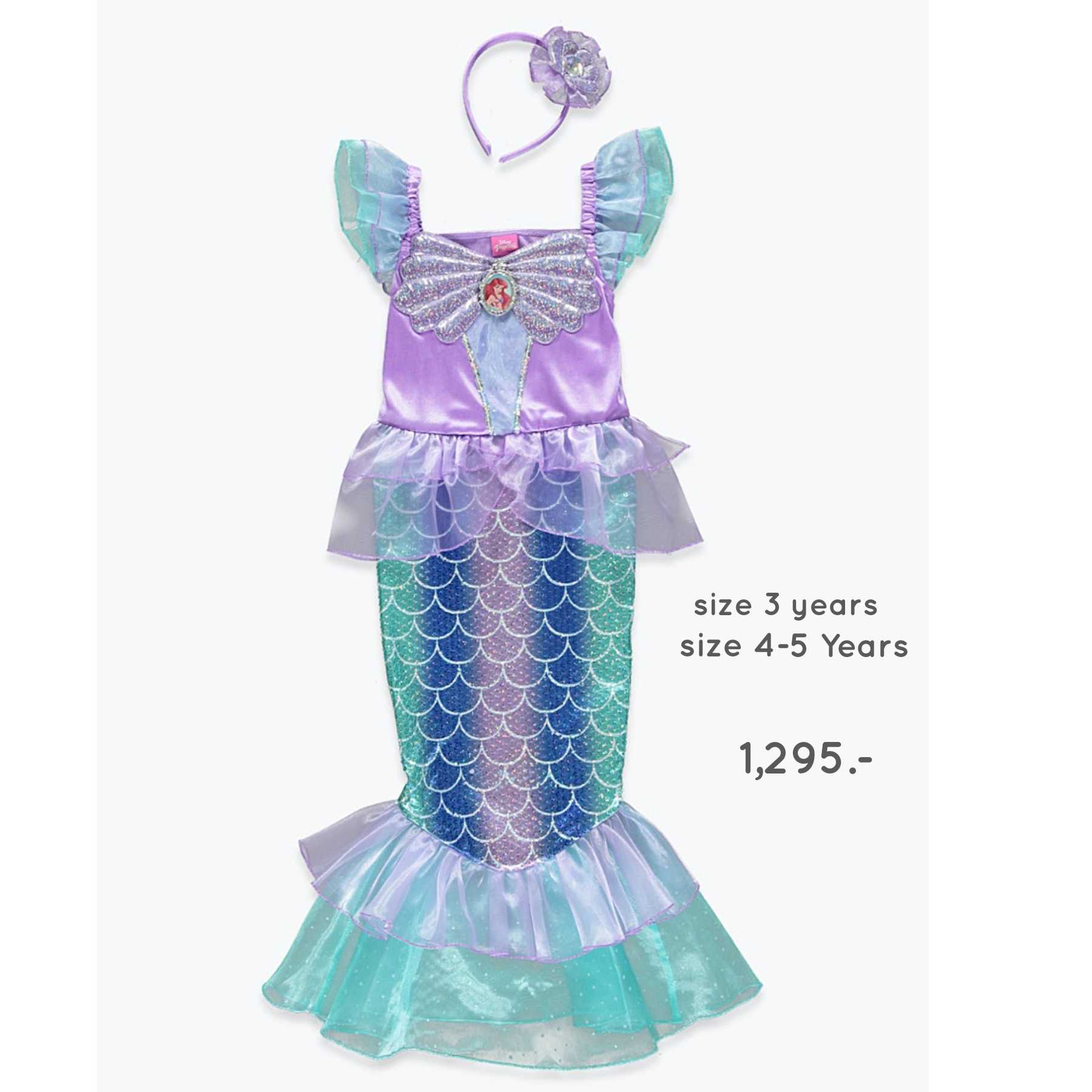 Princess Ariel Little Mermaid Fancy Dress