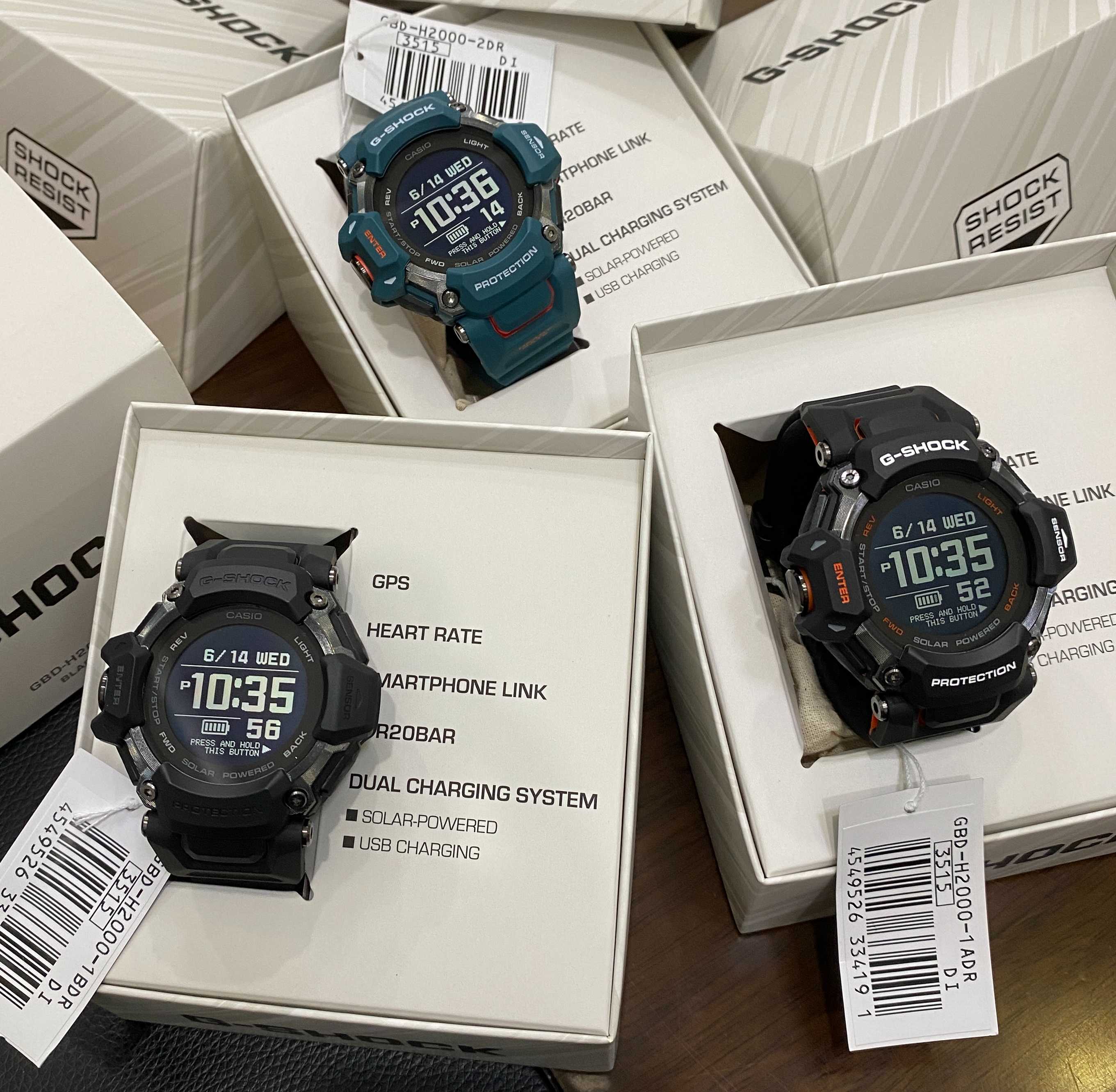 นาฬิกา G-SQUAD ซีรีส์ GBD-H2000