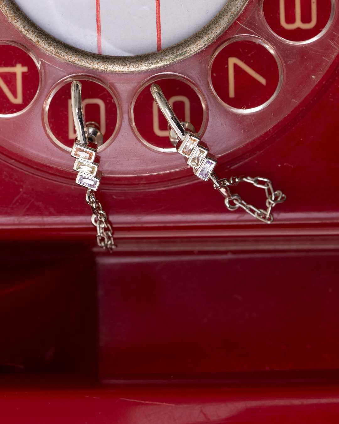 Julys -  archer gem earrings