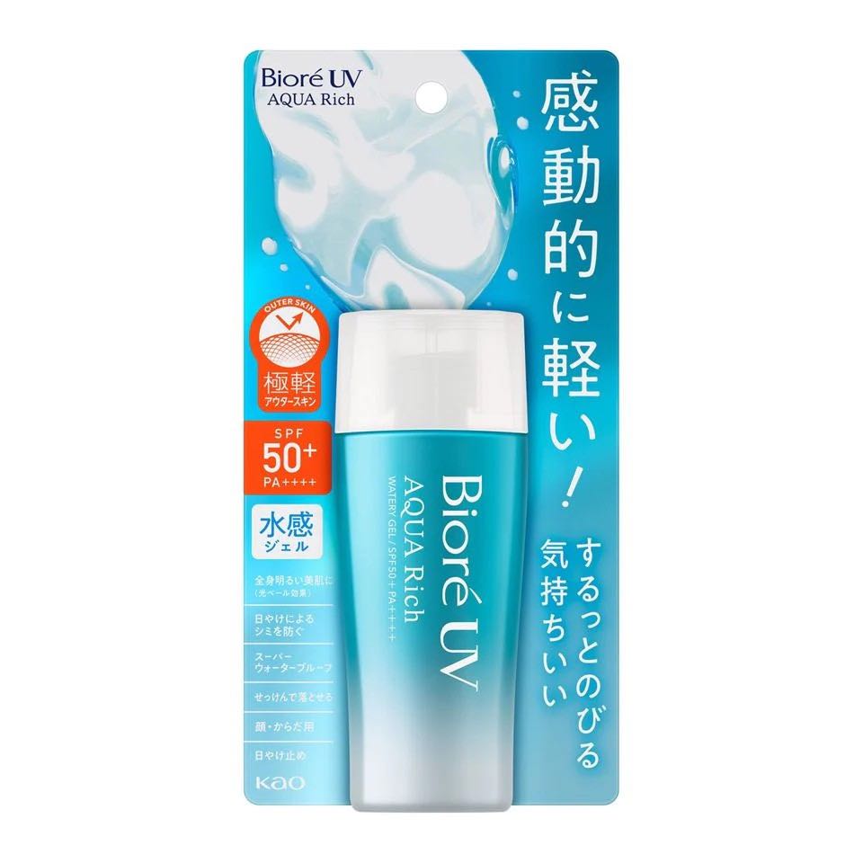 Biore UV Aqua Rich Watery Gel SPF50+ PA++++ กันแดด บิโอเร อควา ริช