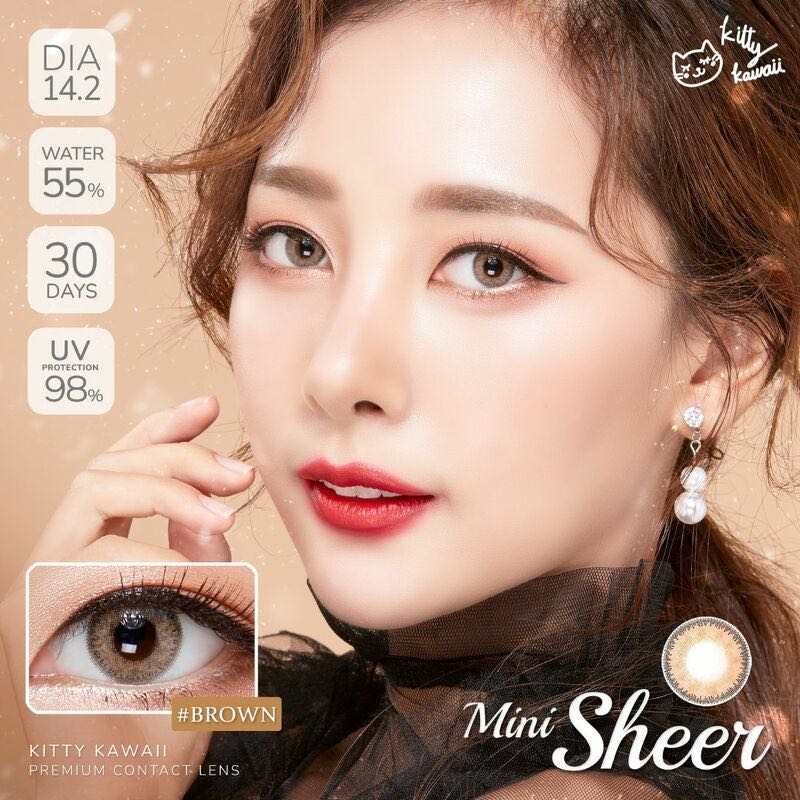 💗มีสายตาสั้น💗 KAWAiiคาวาอิ Sexyสายฝอ mini Sheer brown