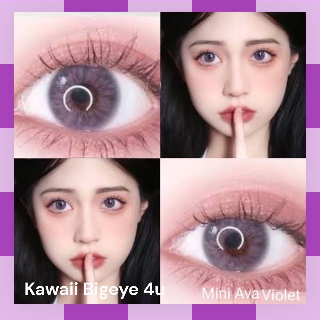 🔮มีสายตาสั้น🔮 KAWAiiคาวาอิ สีม่วงละมุน Mini Ava Vioret