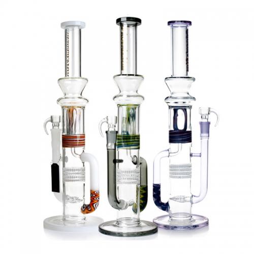 PHX Imported American Color Rod w/ a Inline Diffuser & 4 Layer Honeycomb Perc l 47 cm