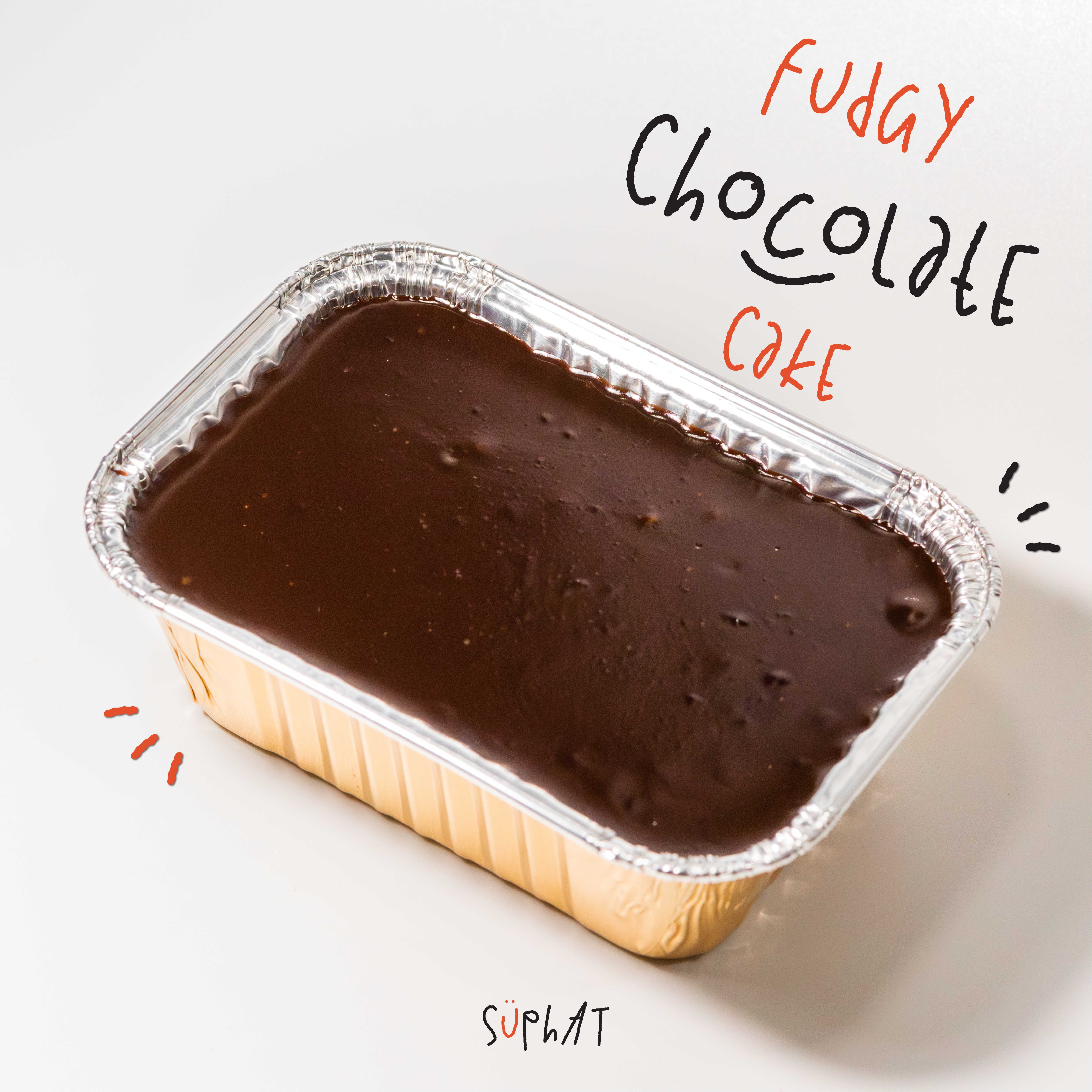 Fudgy Chocolate Cake(เค้กช็อกโกแลตหน้านิ่ม)