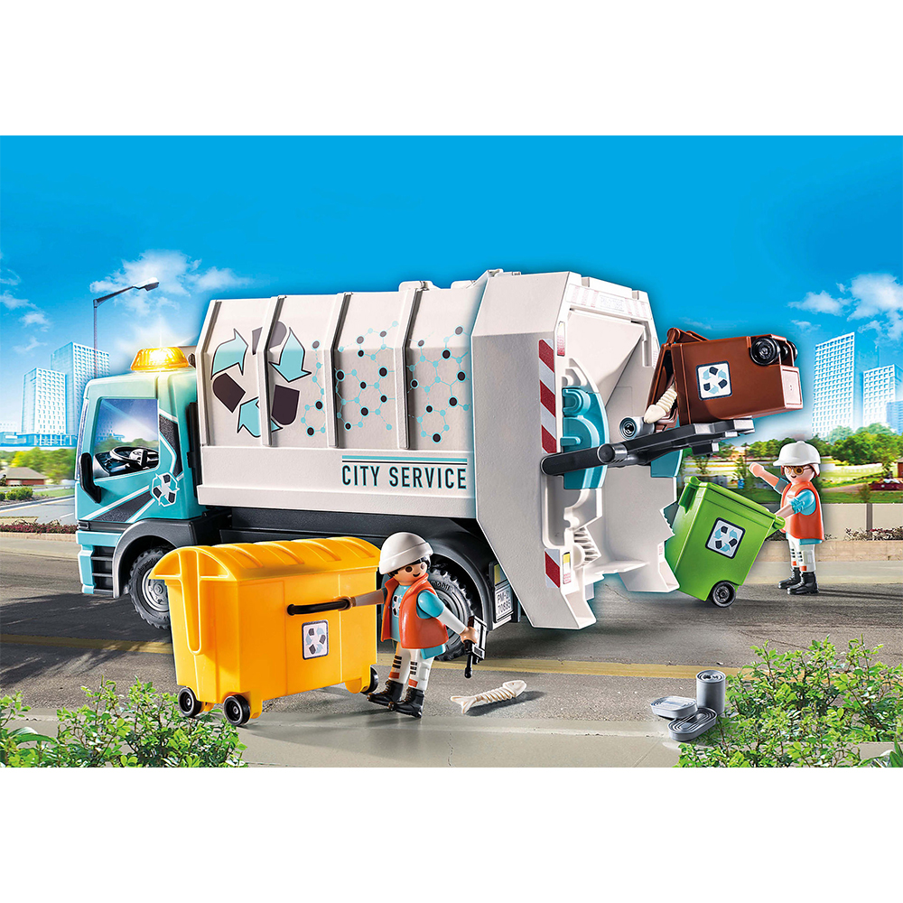 Playmobil 70885 Promo Pack City Recycling Truck โปรโมแพ็ค รถขยะรีไซเค