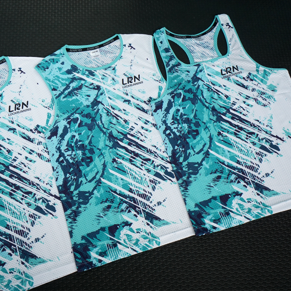 เสื้อวิ่งแขนสั้น แขนกุด เสื้อกล้าม (ชญ) ผ้า AirFlow ของแท้ (S15)