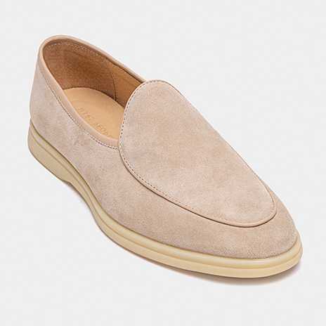 Belgian - Beige suede