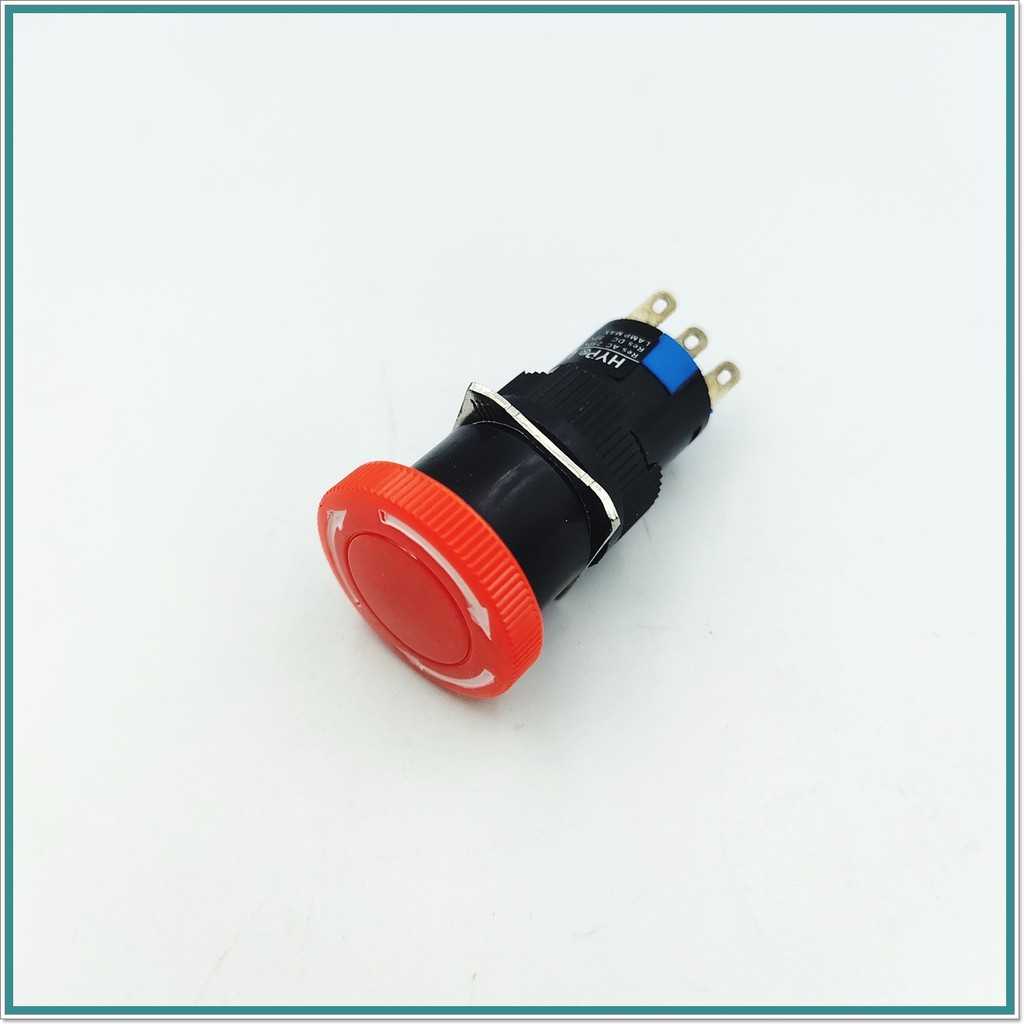 MODEL:LA16Y-11ZS /LA16Y-22ZS,EMERGENCY SWITCH 16MM.สวิตซ์หัวเห็ดแดงกดล็อค16มิล,1NO 1NC/2NO 2NC