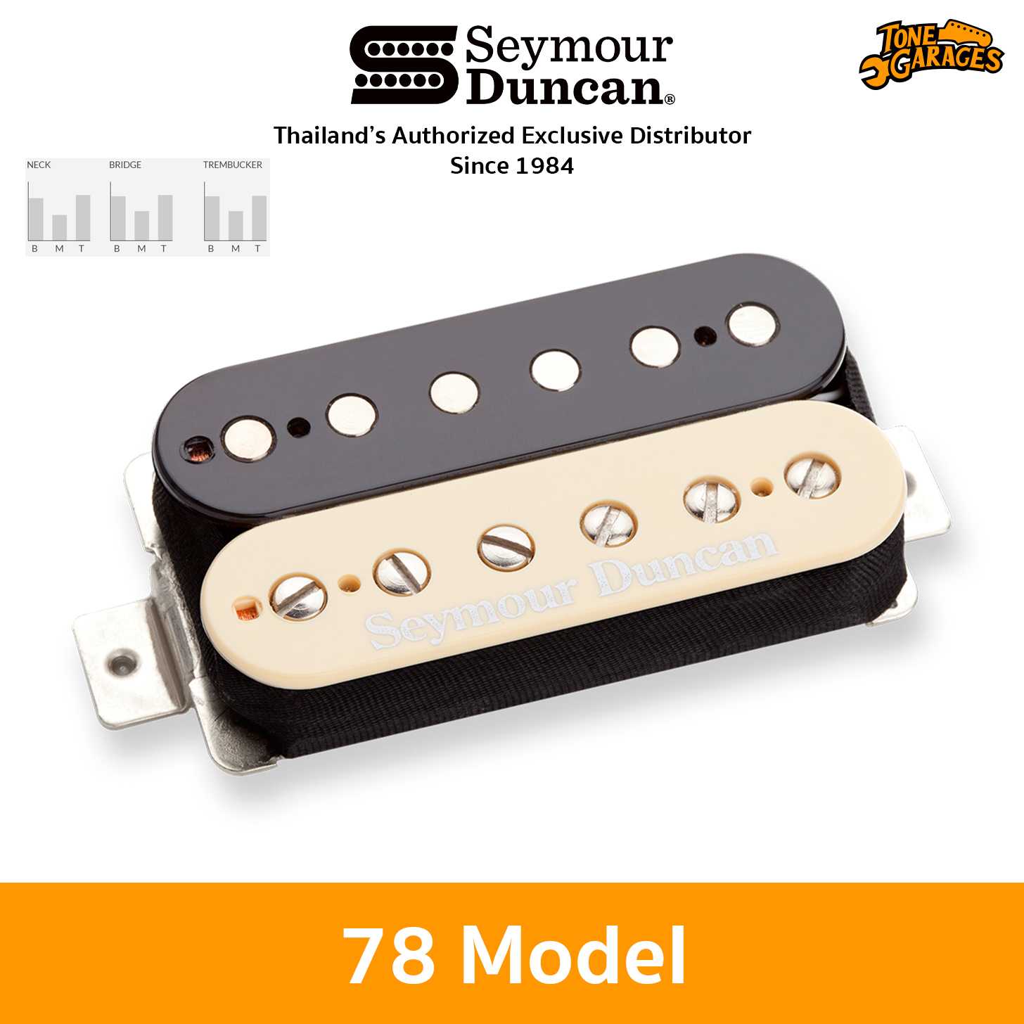 Seymour Duncan 78 Model Humbucker Trembucker ปิ๊กอัพกีต้าร์ไฟฟ้า ของแท้ Made in USA