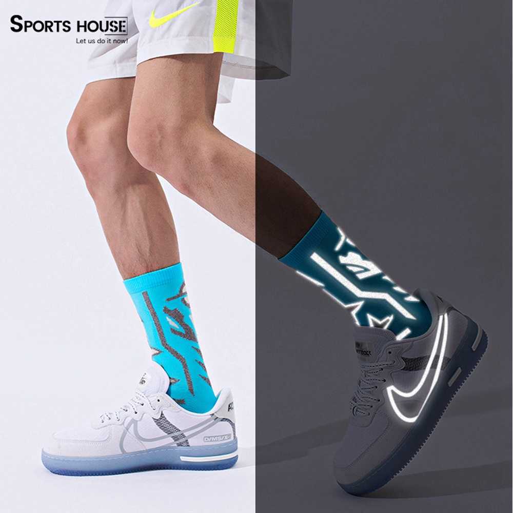 ถุงเท้าวิ่งครึ่งแข้ง  Sports House  สะท้อนแสงในเวลากลางคืน สำหรับวิ่งมาราธอน (N34)