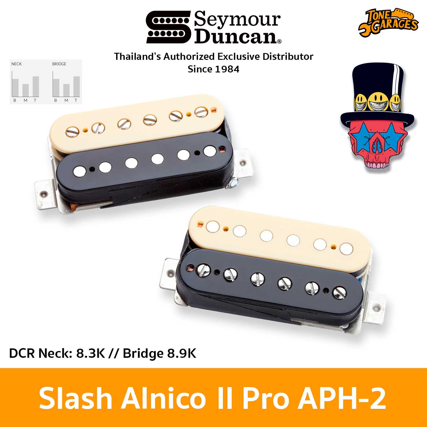 Seymour Duncan Slash Alnico II Pro APH-2 Humbucker ปิ๊กอัพกีต้าร์ไฟฟ้า Made in USA