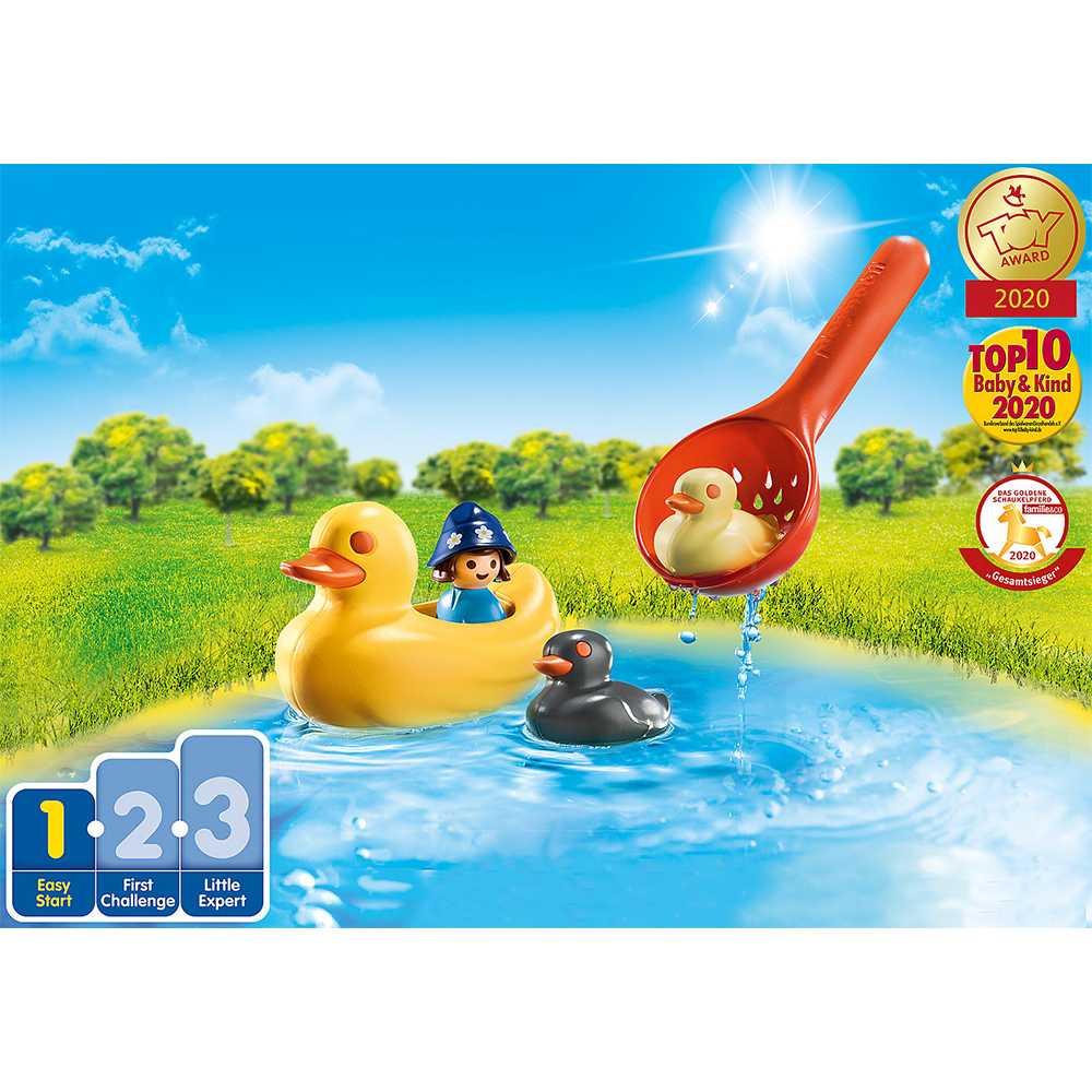 Playmobil 70271 1.2.3 AQUA Duck Family 123 อควา ครอบครัวเป็ด