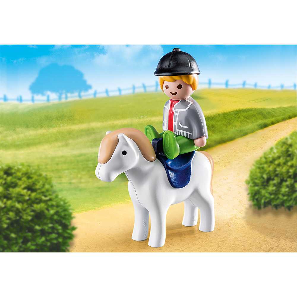 Playmobil 70410 1.2.3 Boy with Pony 123 เด็กชายกับโพนี่