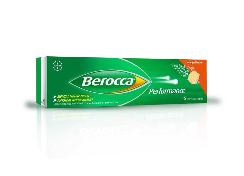 BEROCCA PERFORMANCE ORANGE FLAVOUR  บีรอคคา เพอร์ฟอร์มานซ์ รสส้ม