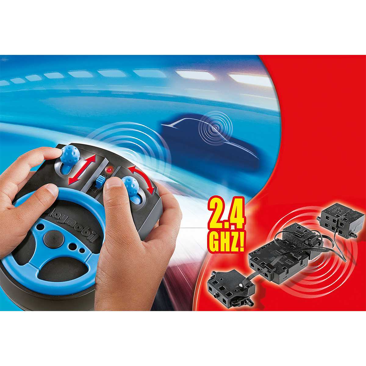 Playmobil 6914 Motor&Rc Remote Control Set 2.4GHz  มอร์เตอร์อาร์ซี เซ็ตอาร์ซีบังคับรถ