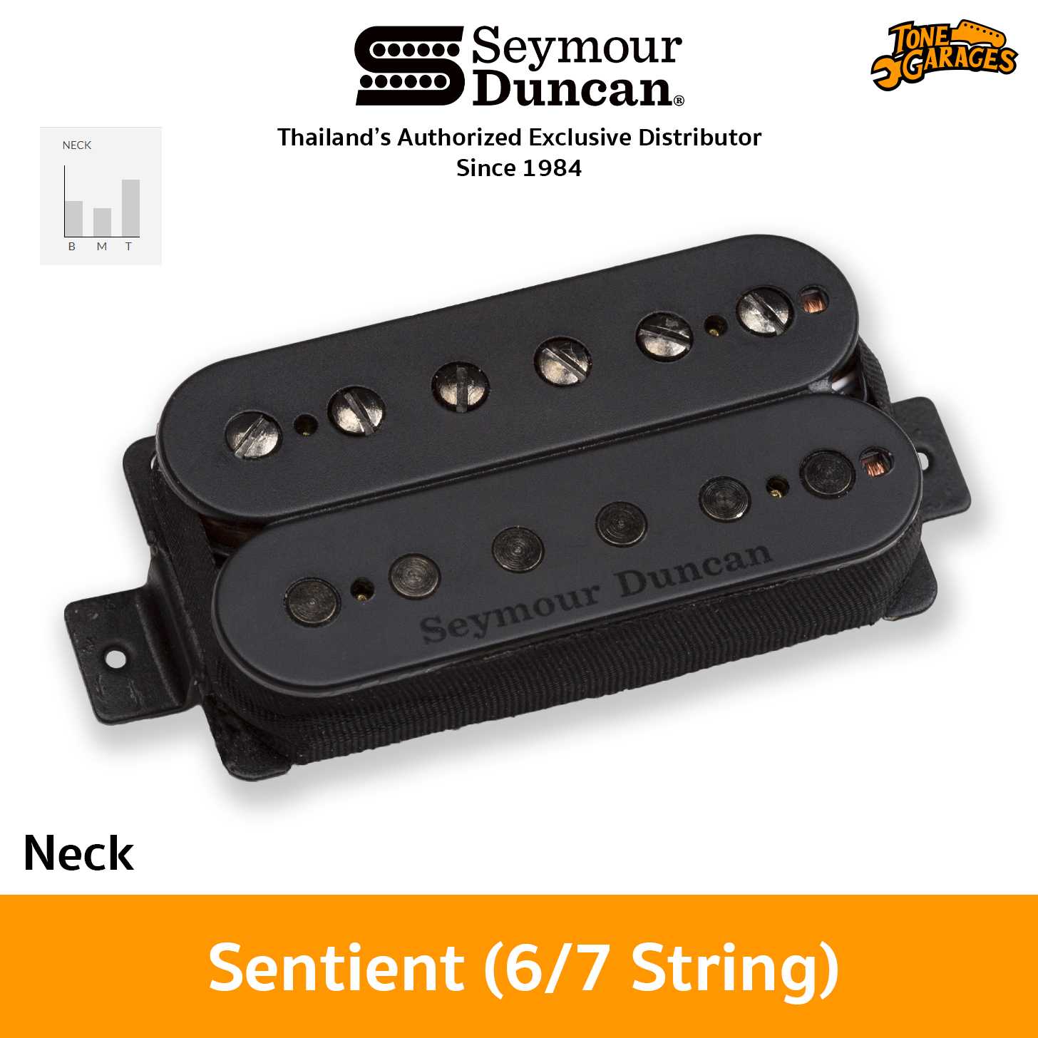 Seymour Duncan Sentient ( 6 String / 7 String) Humbucker Pickup Neck