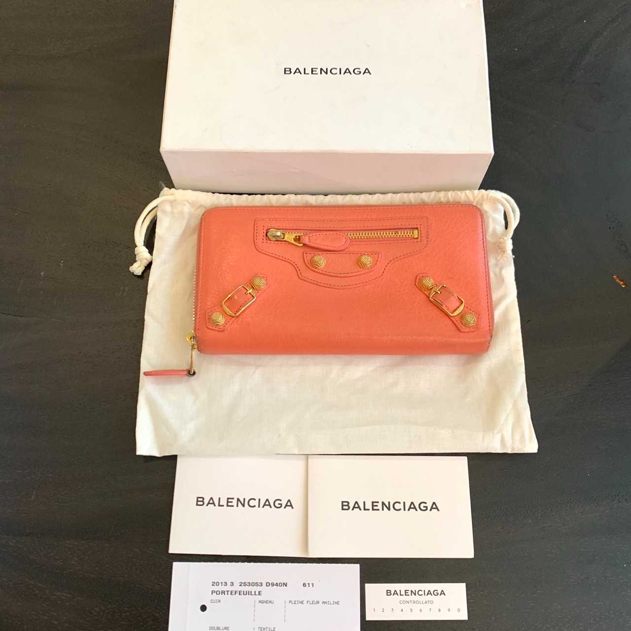 CO220704948 / Balenciaga / Classic Zippy Long Wallet GHW