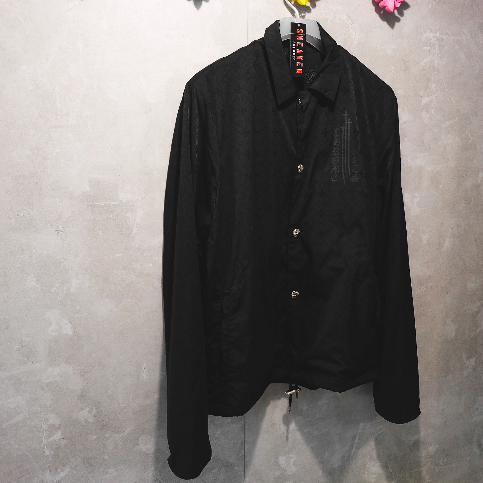 Chrome Hearts Riggins Coach Jacket Black 