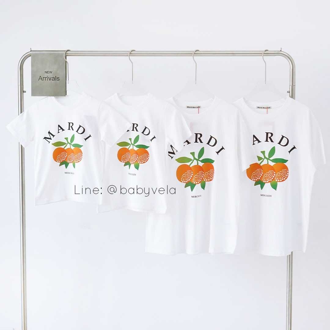 Mardi TSHIRT Trio D`Oranges (White)