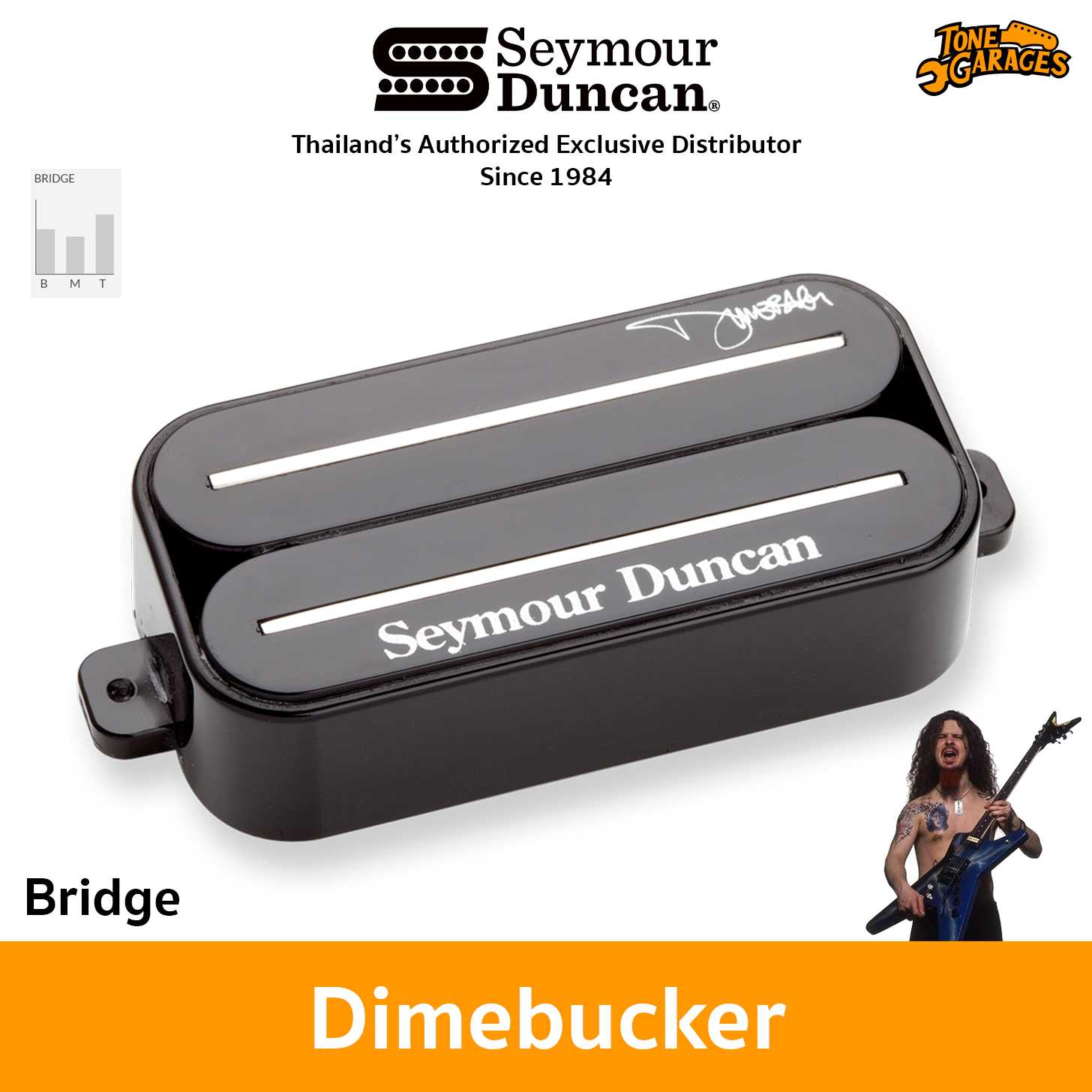 Seymour Duncan Pickups Dimebucker Pickup Bridge (SH-13)