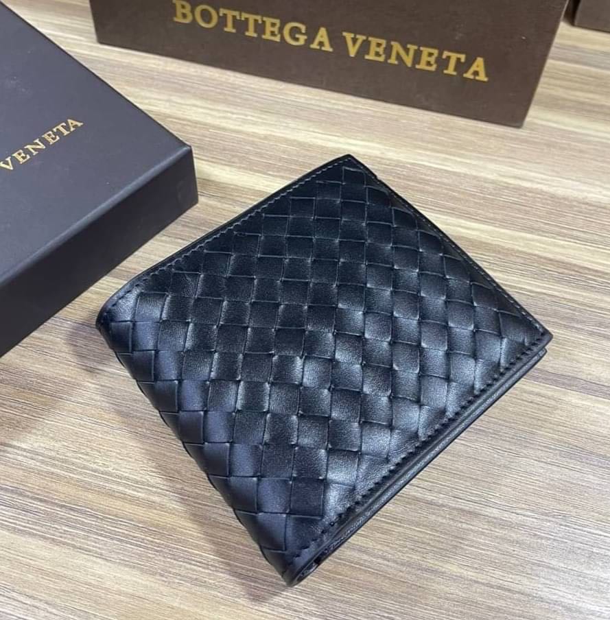 bottega veneta wallet สีดำ ✅สินค้าพร้อมส่ง✅