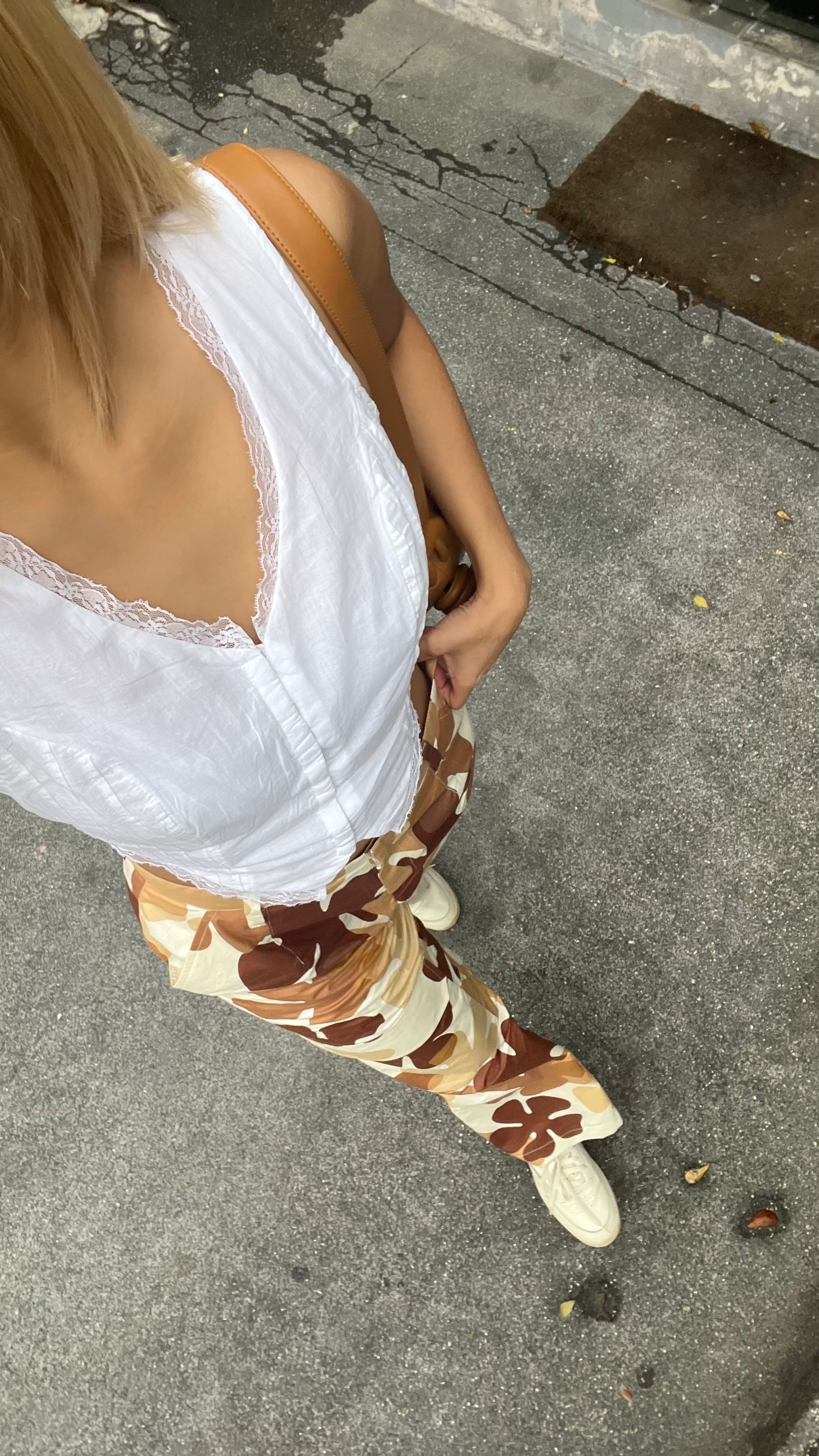 Brooklyn Cargo Pant in Brown Floral