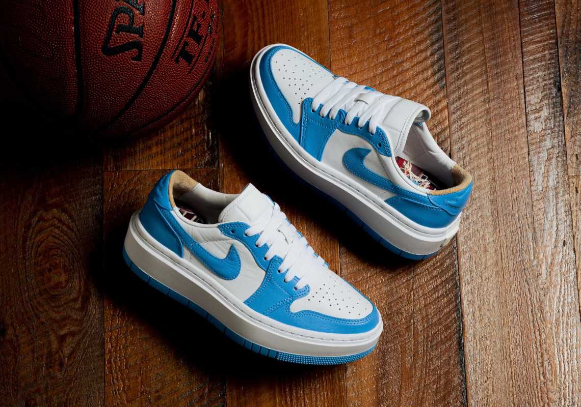 Nike Air Jordan 1 Low Elevate UNC  พื้นสูง 4 cm  📌(ทักเชทก่อนสั่งซื้อ) 