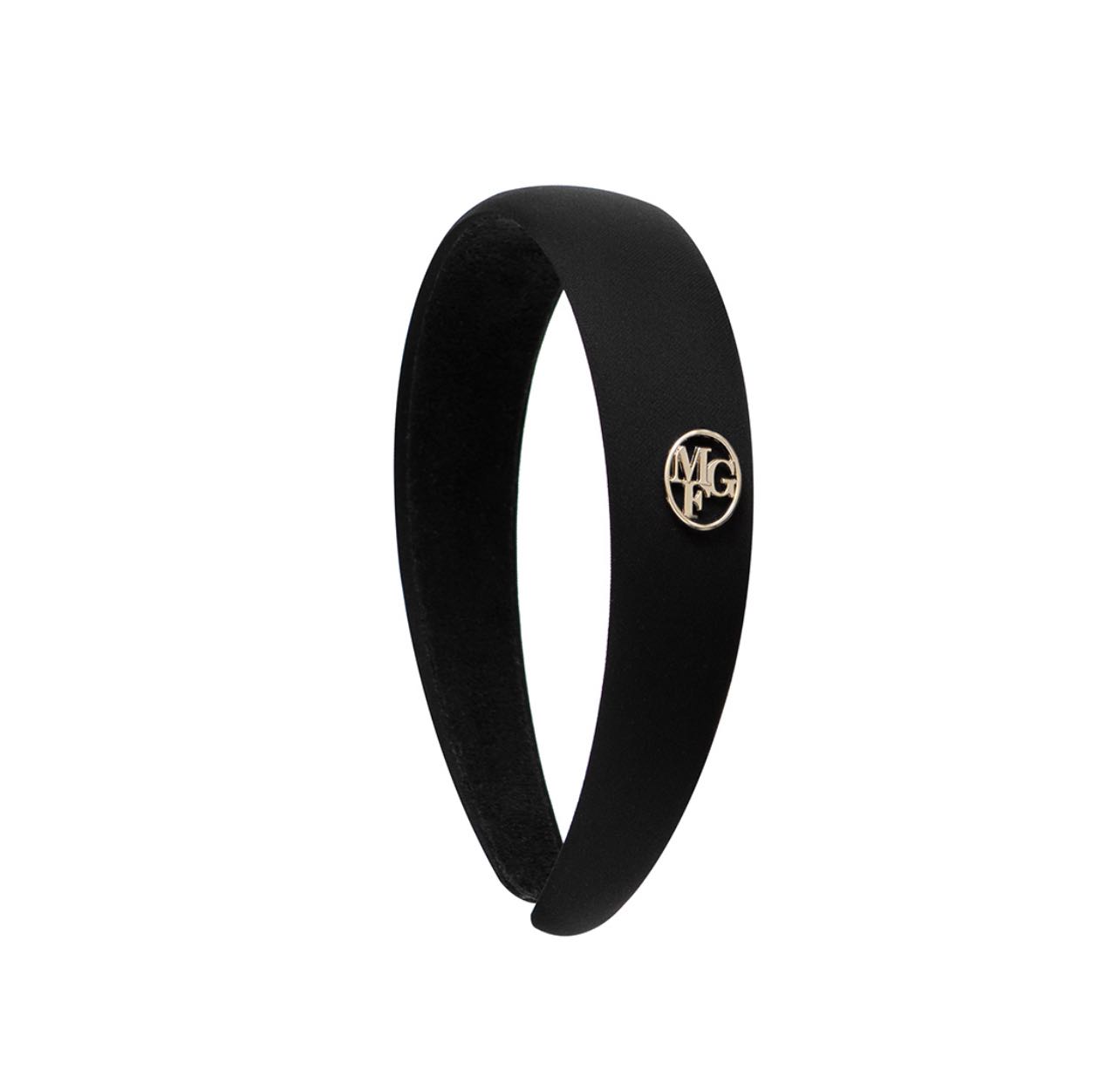 MARITHÉ FRANÇOIS GIRBAUD — CIRCLE LOGO SATIN HAIR BAND