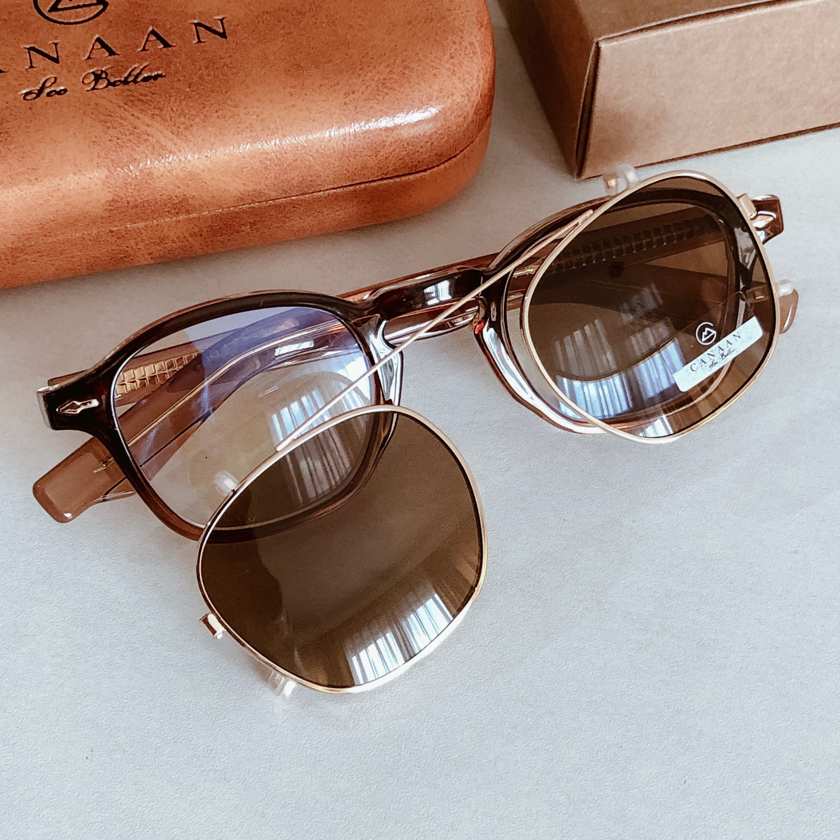 The inspired Clip-on Vintage สุนทรียภาพความวินเทจ แว่นกันแดด คลิปออน