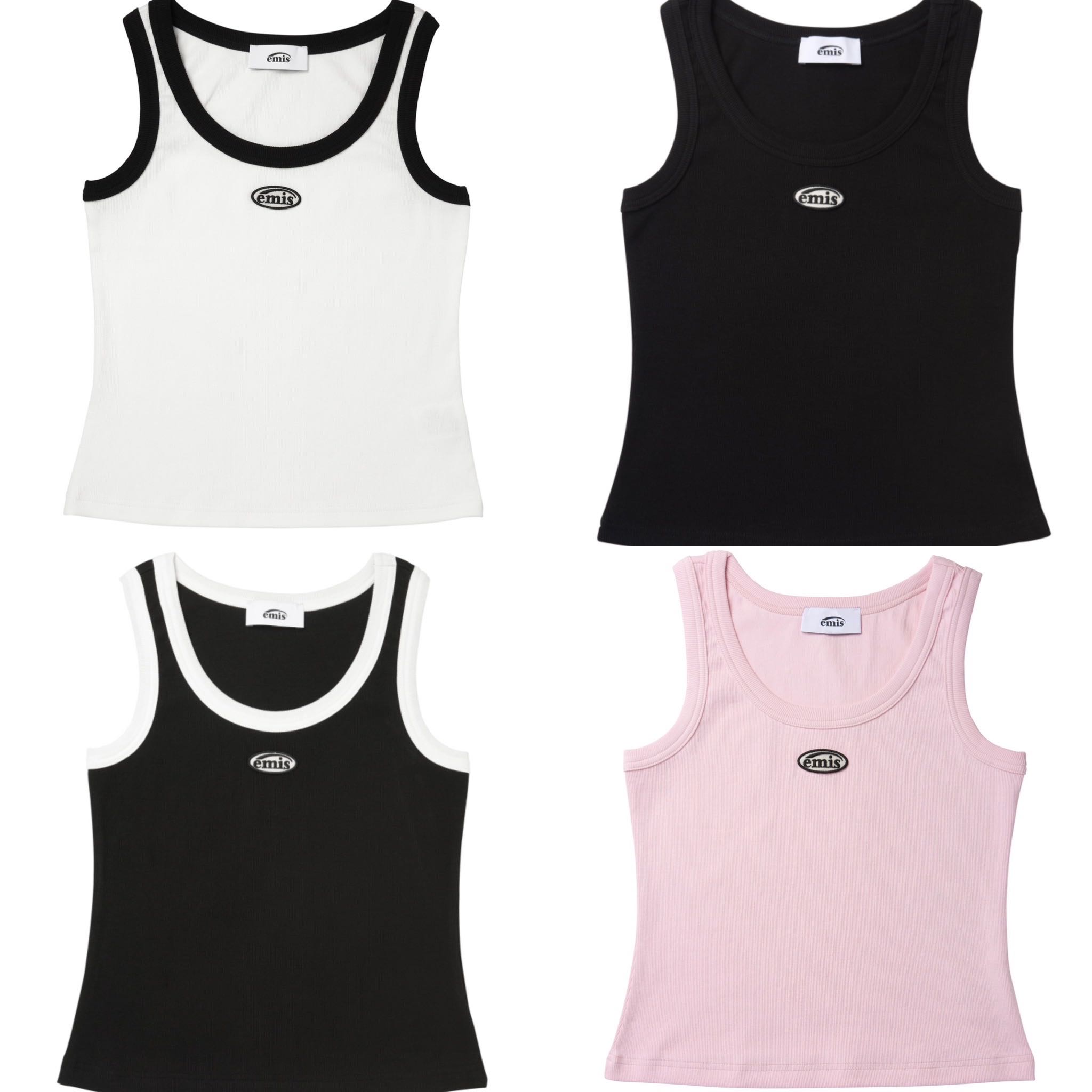 พร้อมส่ง EMIS เสื้อกล้าม โลโก้ EMIS tank top