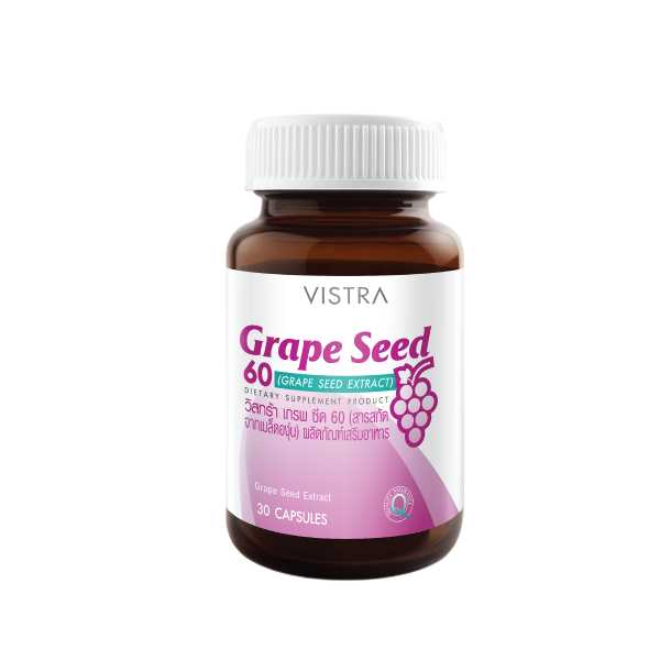 VISTRA GRAPE SEED 60 MG CAPSULE 30'S